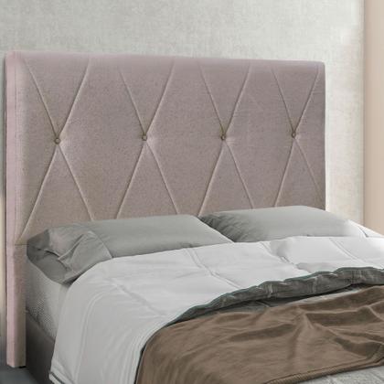 Imagem de Cabeceira Casal 1,40m Aquilla Linho Rústico - Pallazio