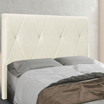 Imagem de Cabeceira Casal 1,40m Aquilla Linho Rústico - Pallazio