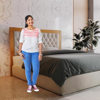 Imagem de Cabeceira Casal 148,5cm Veludo