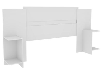 Imagem de Cabeceira Casal Arizona com Criados Tcil Branco