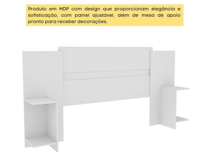 Imagem de Cabeceira Casal Arizona com Criados Tcil Branco