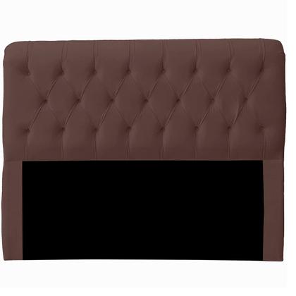 Imagem de Cabeceira Casal Cama Box Estofada Elisa 140 cm Veludo
