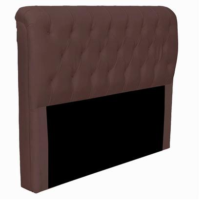 Imagem de Cabeceira Casal Cama Box Estofada Elisa 140 cm Veludo