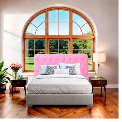 Imagem de Cabeceira Casal Cama Box Estofada Elisa 140 cm Veludo