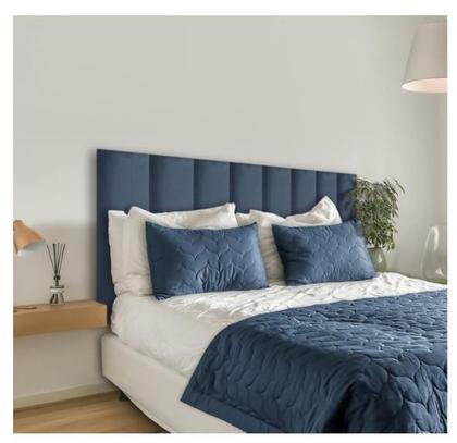 Imagem de Cabeceira Casal Cama Box Fácil Instalação 1 Modulo Medida 60 x 20 Cm Extra Confort