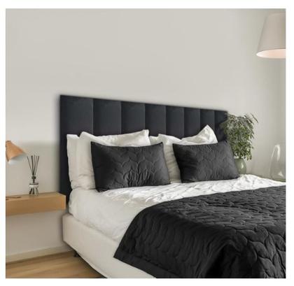 Imagem de Cabeceira Casal Cama Box Fácil Instalação 1 Modulo Medida 60 x 20 Cm Extra Confort