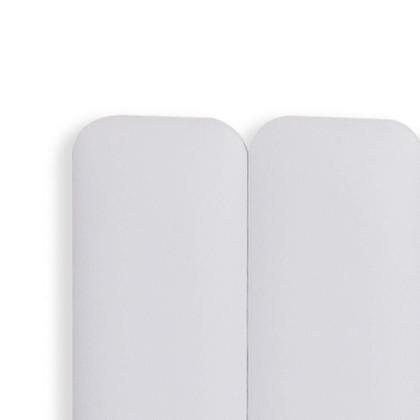 Imagem de Cabeceira Casal Estofada de Colar na Parede Kit 7 Placas Modelo Arredondada - Várias Cores