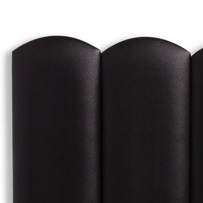 Imagem de Cabeceira Casal Estofada de Colar na Parede Kit 7 Placas Modelo Nuvem - Várias Cores