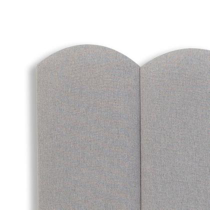 Imagem de Cabeceira Casal Estofada de Colar na Parede Kit 7 Placas Modelo Nuvem - Várias Cores