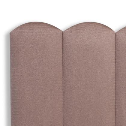 Imagem de Cabeceira Casal Estofada de Colar na Parede Kit 7 Placas Modelo Nuvem - Várias Cores