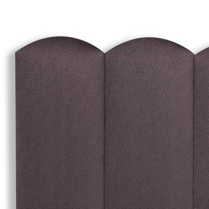 Imagem de Cabeceira Casal Estofada de Colar na Parede Kit 7 Placas Modelo Nuvem - Várias Cores