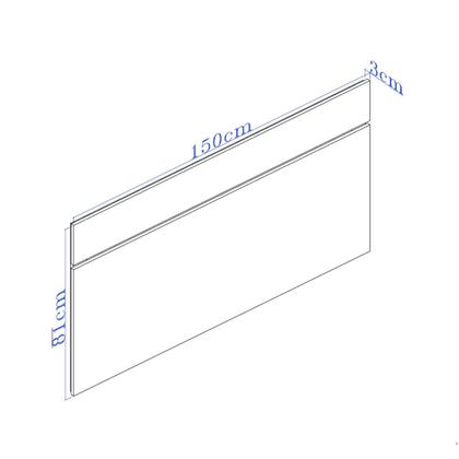 Imagem de Cabeceira Casal MDF 150cm Lara Freijó