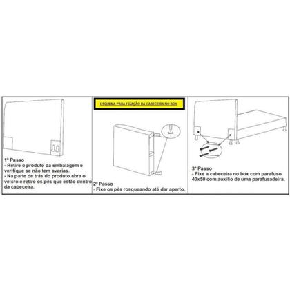 Imagem de Cabeceira Casal Queen 160cm Para Cama Box Luna Suede Preto - DS Estofados