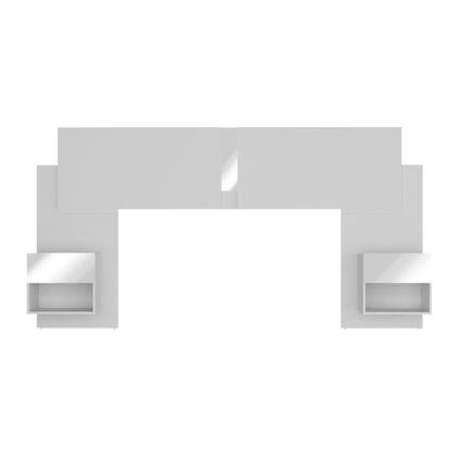 Imagem de Cabeceira Casal/Queen c/Espelho e 2 Mesas Multimóveis MP4326