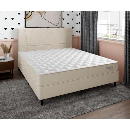 Imagem de Cabeceira Casal Stella Bege