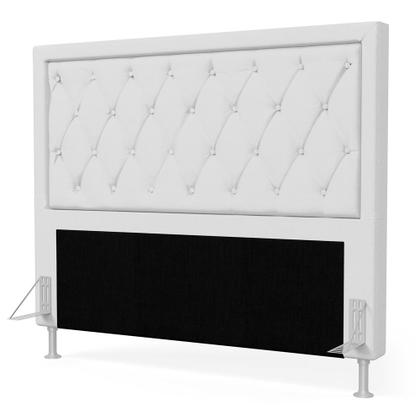 Imagem de Cabeceira Centaurus 140 / Couro Preto 