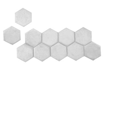 Imagem de Cabeceira Colmeia Hexagonal Módulos Suede Liso Rbl