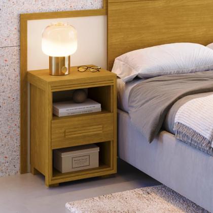 Imagem de Cabeceira Com Criado Moderna Ajustável Para Queen/Casal Box