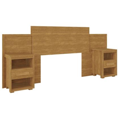 Imagem de Cabeceira Com Criado Moderna Ajustável Para Queen/Casal Box