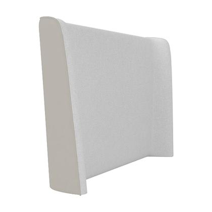 Imagem de Cabeceira Corea Queen Curva Orgânico Factor  Bouclê Suave Off White - Sallar Home