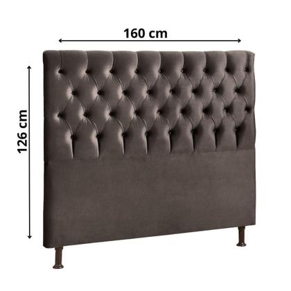 Imagem de Cabeceira Cristal Js Móveis Chocolate