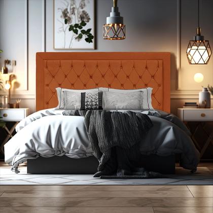 Imagem de Cabeceira de Cama Box Casal 140 cm  Baronesa