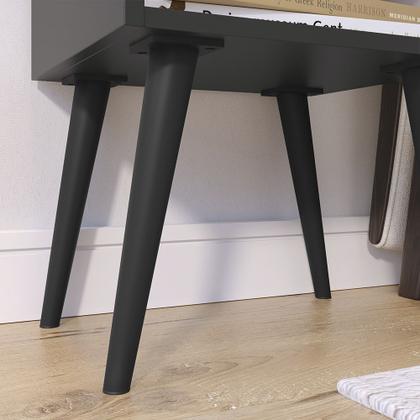 Imagem de Cabeceira de Cama Box Casal com Mesa Cabeceira Compacta para Quarto