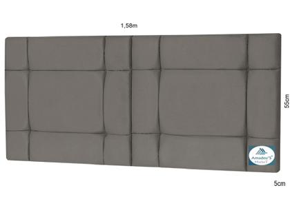 Imagem de CABECEIRA de CAMA BOX CASAL QUEEN 160cm Estofada ELLEGANCY