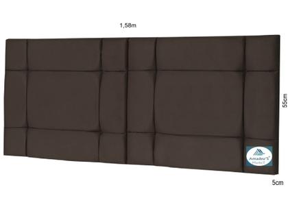 Imagem de CABECEIRA de CAMA BOX CASAL QUEEN 160cm Estofada ELLEGANCY