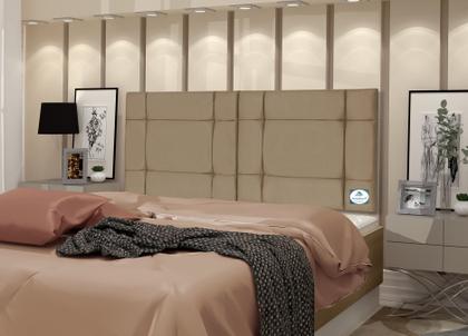 Imagem de CABECEIRA de CAMA BOX CASAL QUEEN 160cm Estofada ELLEGANCY