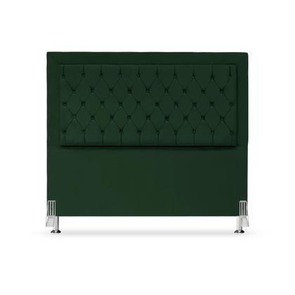 Imagem de Cabeceira de Cama Box Queen 160 cm Baronesa  - Veludo Verde