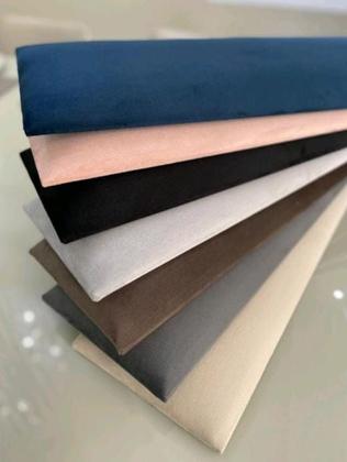 Imagem de Cabeceira de Cama em Módulo 60x20, Tecido Suede
