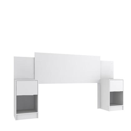 Imagem de Cabeceira de Casal Sublime 2 Gavetas 2 Nichos