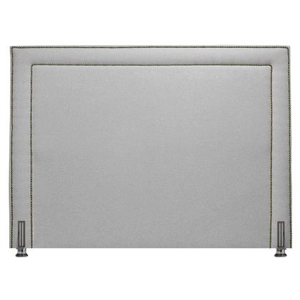 Imagem de Cabeceira de Luxo para Cama King Size Dama 193cm Linho Boucle Cinza SOFA STORE