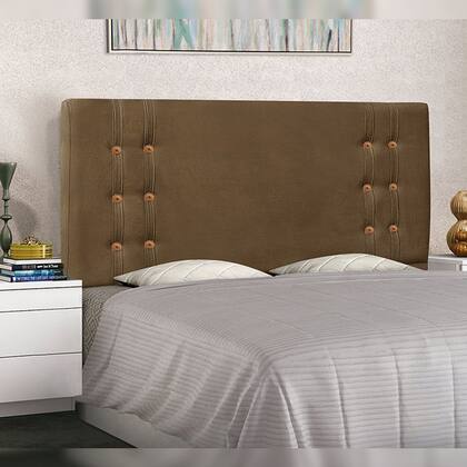Imagem de Cabeceira Decorativa 1,40M Kors Suede Caramelo G63 - Gran Belo
