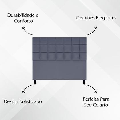 Imagem de Cabeceira Decorativa Florem Para Cama de Casal 140 cm Cores