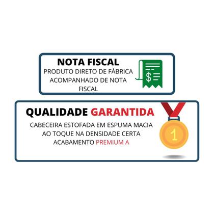 Imagem de Cabeceira Estofada Cama Box Casal 140 cm Madri Suede - Placas Decorativas Estofadas