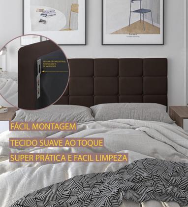 Imagem de Cabeceira Estofada Cama Box Solteiro 140 cm Calipha