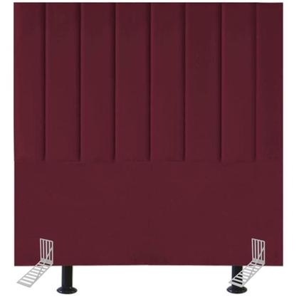 Imagem de Cabeceira Estofada Cama Box Solteiro 90 cm Maya Suede E Frame