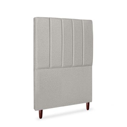 Imagem de Cabeceira Estofada Cama Box Solteiro Carla 110cm Linho