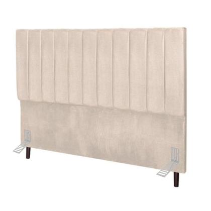 Imagem de Cabeceira Estofada Cama King 195 cm Luna material sintético E Frame