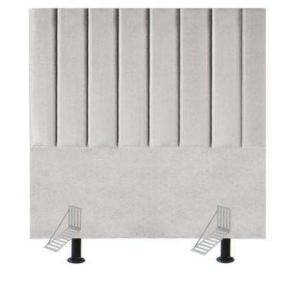 Imagem de Cabeceira Estofada Cama Solteiro Box 100 cm Maya Veludo E Frame