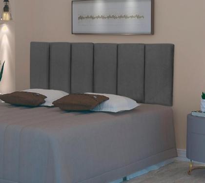 Imagem de Cabeceira Estofada de Cama Box Solteiro 90 x 55 cm Dubai Cores - MagL