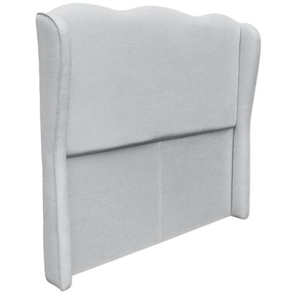 Imagem de Cabeceira Estofada de Casal 152cm para Cama Essenza Suede Off White