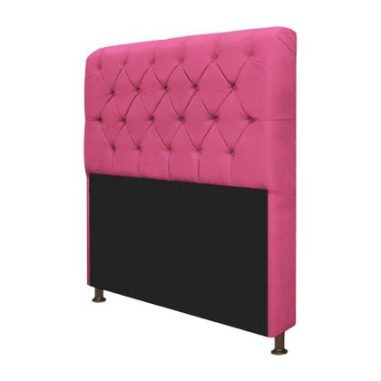 Imagem de Cabeceira Estofada Lady 160 cm Solteiro Com Capitonê Sintético  - ADJ Decor