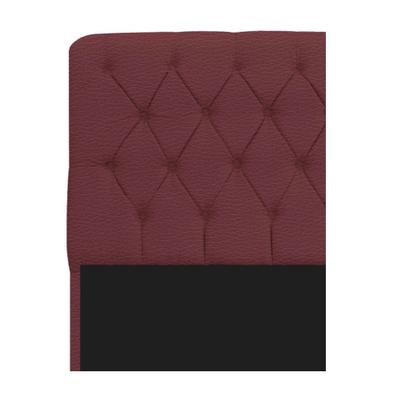 Imagem de Cabeceira Estofada Lady 195 cm Solteiro Com Capitonê Sintético - Amarena Móveis