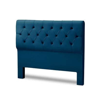 Imagem de Cabeceira Estofada Madeira Cama Box Solteiro Realeza