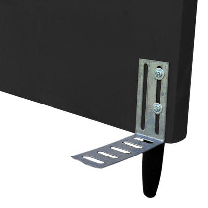 Imagem de Cabeceira Estofada Para Cama Box Casal Beatriz 140cm Suede Preto