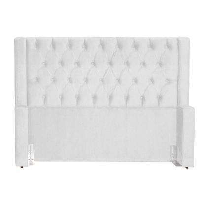 Imagem de Cabeceira Estofada Para Cama Box Emma Suede Cores - DS Estofados