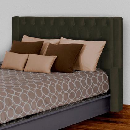 Imagem de Cabeceira Estofada Para Cama Box Emma Suede Cores - DS Estofados